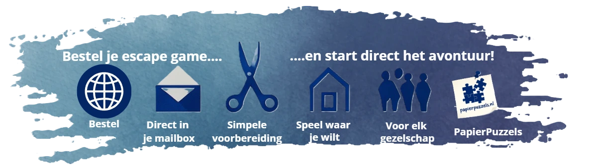 Print en play escape games voor thuis - Papierpuzzels.nl